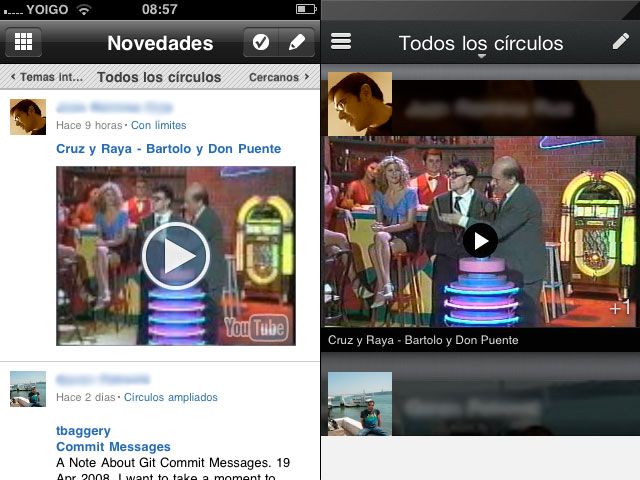 Google+ iPhone app